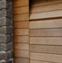 Houten sectionale garagedeur - Red Cedar - onbehandeld