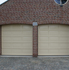 Houten sectionale garagedeur - Bossing - Meranti - dekkend geschilderd